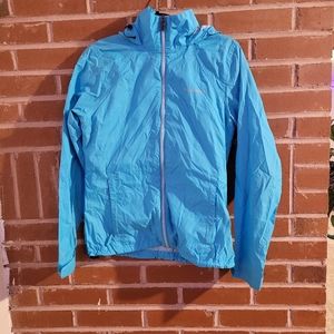 Columbia Lightweight Blue Windbreaker Jacket Size Small